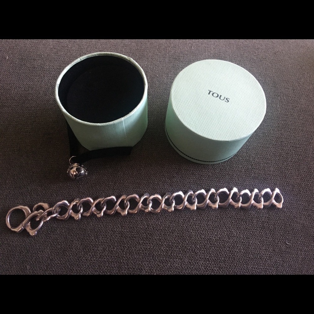 Genuine TOUS Bear Infinity Bracelet all 925 Silver